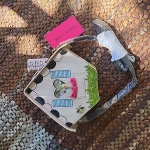 Betsey Johnson Tweet Birdhouse Spring Purse